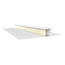 LED Aluminium Trockenbauprofil T4 Weiß 2 Meter inkl. Abdeckung opal