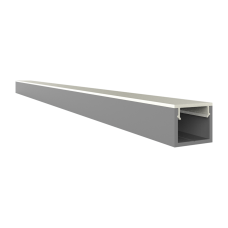 A0 Sarin schmales Aluminium Profil inkl. Abdeckung Opal