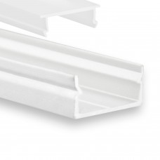 P21 Naos LED Aluminium Profil Weiß inkl. Abdeckung Opal Profilbündig