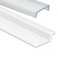 A1F Subra Weiß mit Abdeckung 2 Meter Klar