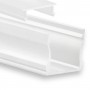 P22 Ran LED Aluminium Profil inkl. Abdeckung Opal Profilbündig Weiß
