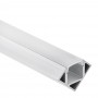 P23 Pollux Aluminium Profil f. LED Streifen 1m/2m + Abdeckung opal/klar